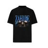 Trendy German Singer Zahide Print T-shirt Short Sleeves Cotton Oversized Merch Tee Tik Tok Ins Star Men Women Unisex Black Tees