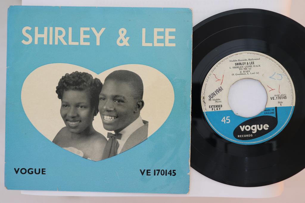 7inch Record SHIRLEY & LEE - Shirley & Lee VE170145 Vogue Records 1960 UK Rock Used