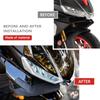 Motorcycle Winglet Aerodynamic Wing Kit Side Wind Spoiler Side Wind Spoiler For RS660