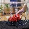 Natural Style Volcano Oxygen Pump Decor Resin Fish Tank Air Pump Volcano Mini Aquarium