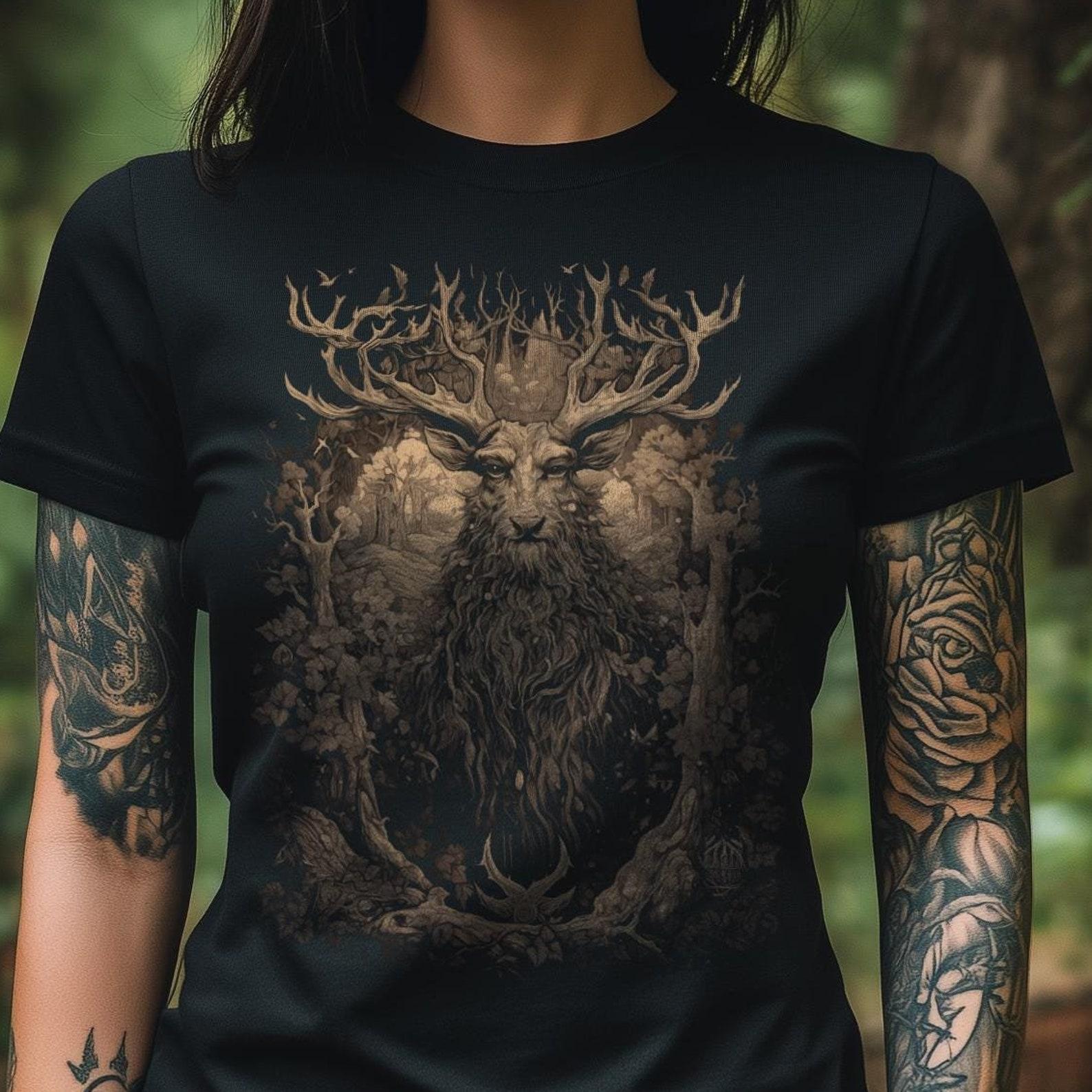 Spirit of the Woods Tee - Cernunnos | Pagan | Celtic S