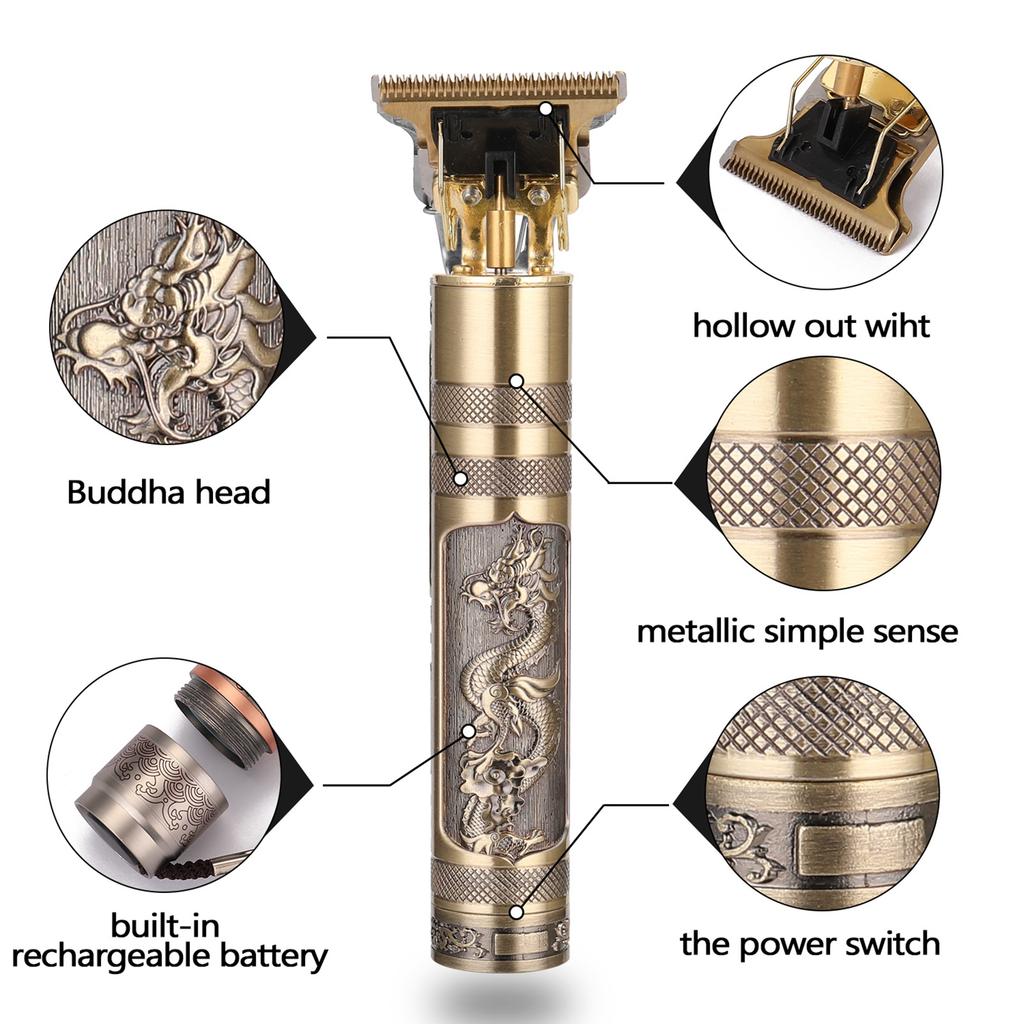 Hair Cutter Professional Hair Trimmer Men Rechargeable Electric Powerful Haircut Machine Carving Hair Tool