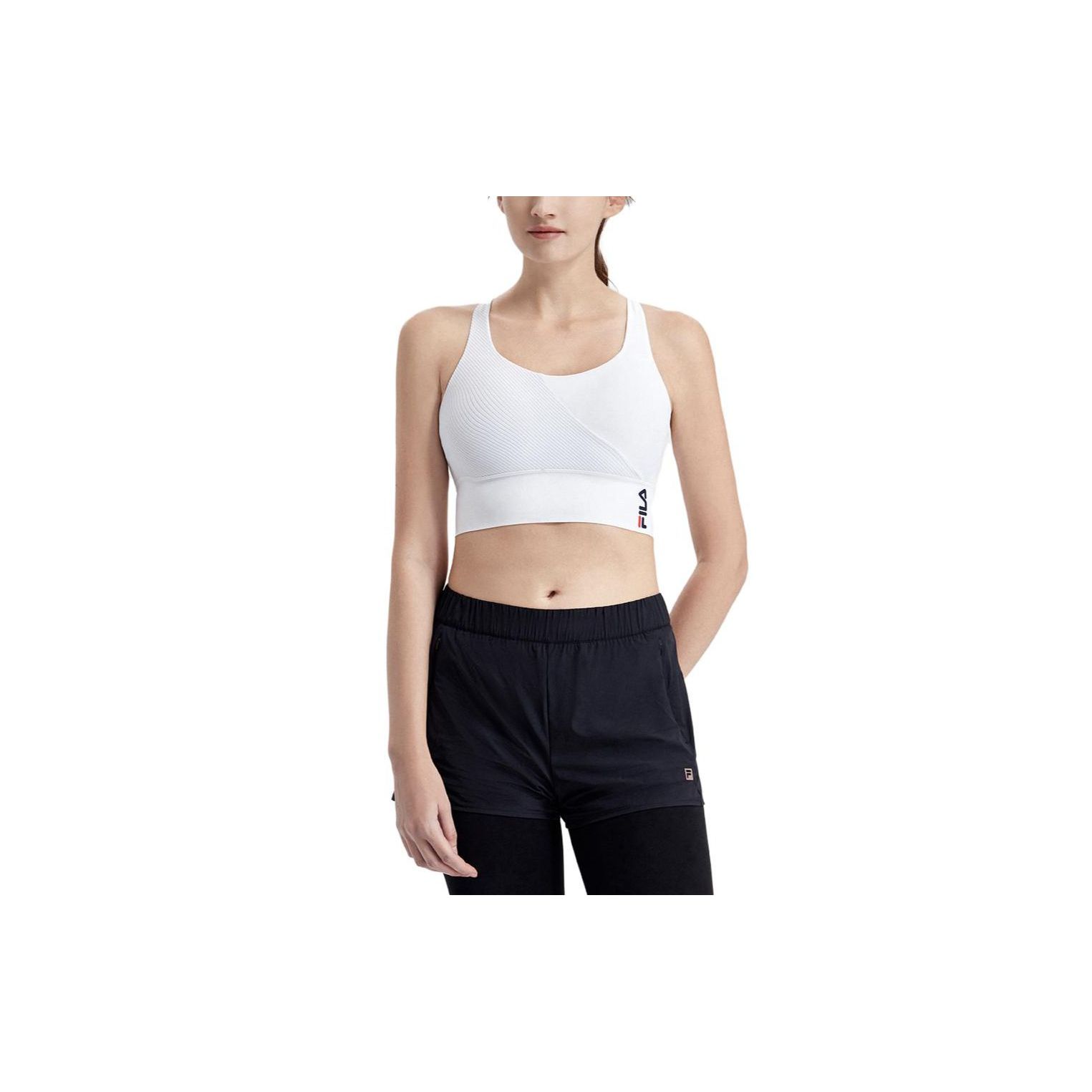 FILA Logo Print Sports Bra Women underwear White A11W321104F-WT L