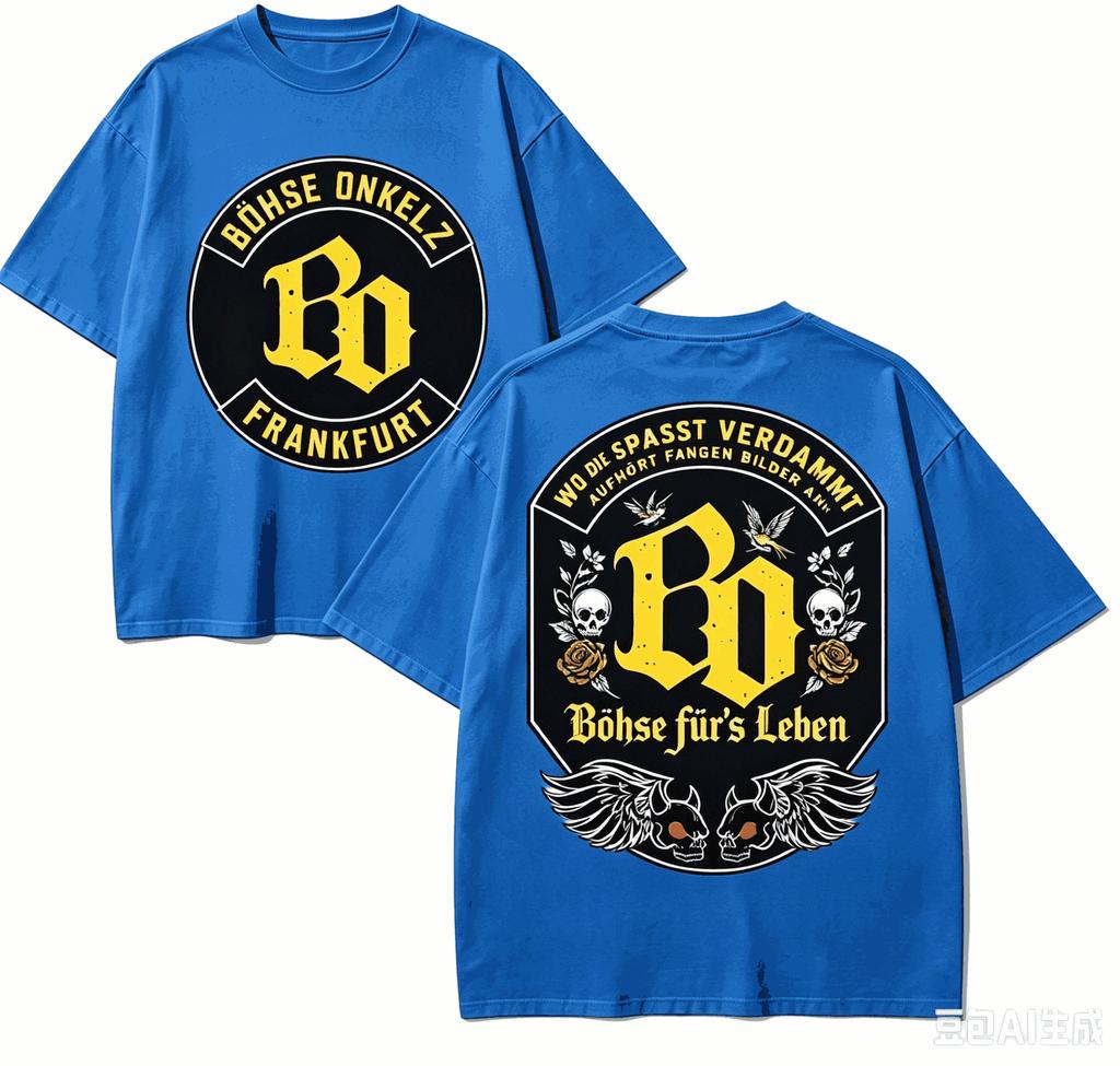 Bhse Onkelz For Fan Gift Tshirt Unisex Unisex Harajuku Oversized Unisex Short Sleeve Streetwear High Quality Comfortable Classic