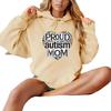 Heart & Letter Winter Hoodie - Loose Fit, Long Sleeve, Fashion Pullover