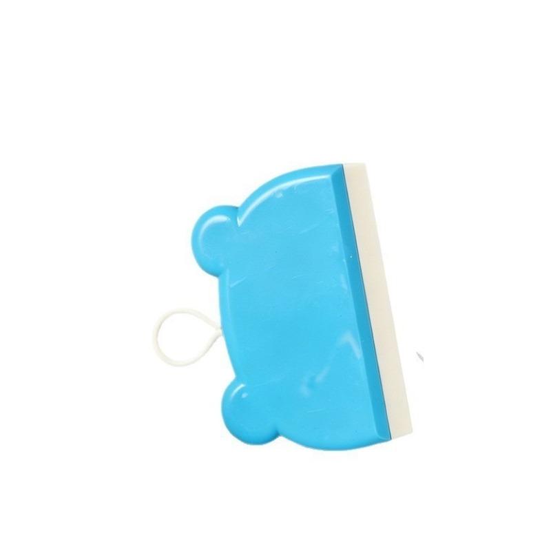 White Small Mini Windshield Wiper for Bathroom Glass Cleaning, Small Glass Cleaning Tool for Toilet Countertop, Household Cleaning Tool