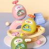 Summer Bath Toys Cartoon Cute Duck Baby Bath Toy Press Water Gun Cultivate Color Skill Shower Toys For Baby Bathing Playing