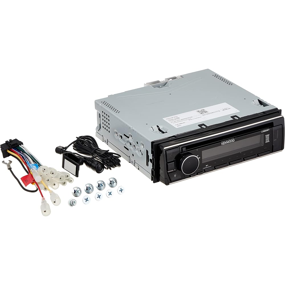 Kenwood U382BT 1DIN Receiver MP3 WMA AAC WAV FLAC Compatible CD USB iPod Bluetooth Audio System