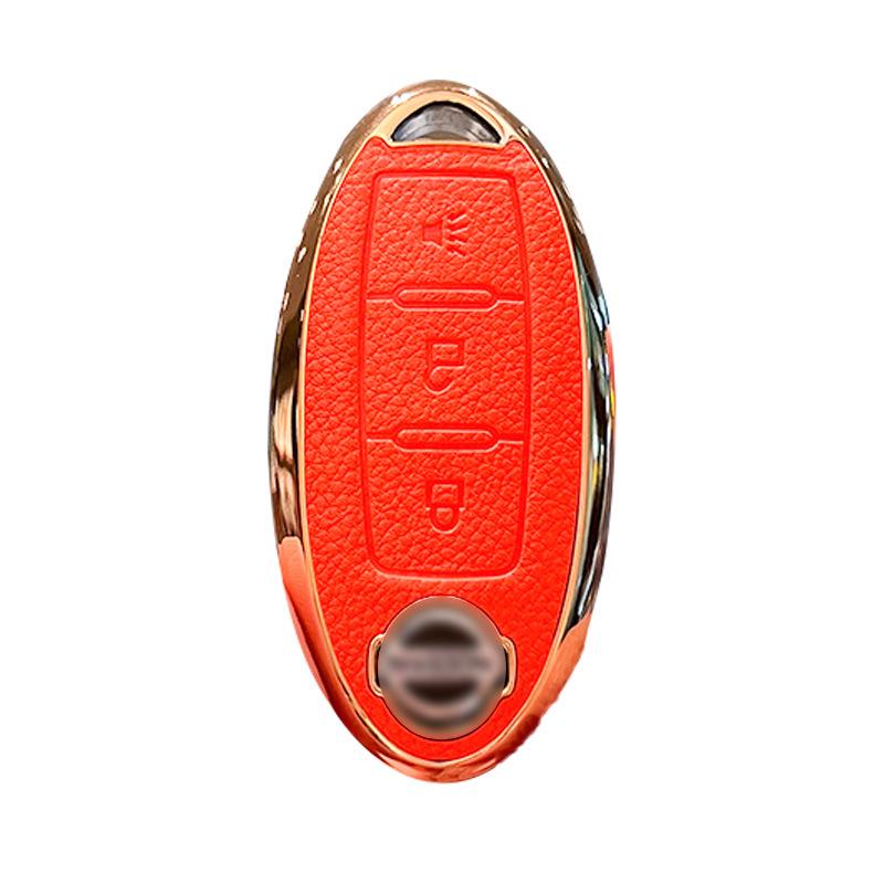 Nissan Key Cover for Sylphy, Teana, Qashqai, Kicks, Tiida, Murano, Bluebird – Car Key Shell Case for Women