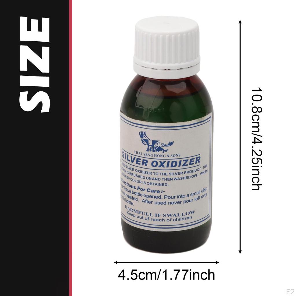 Silver Solution 100 Ml Retro Design Jewelry Making Blackening Vintage
