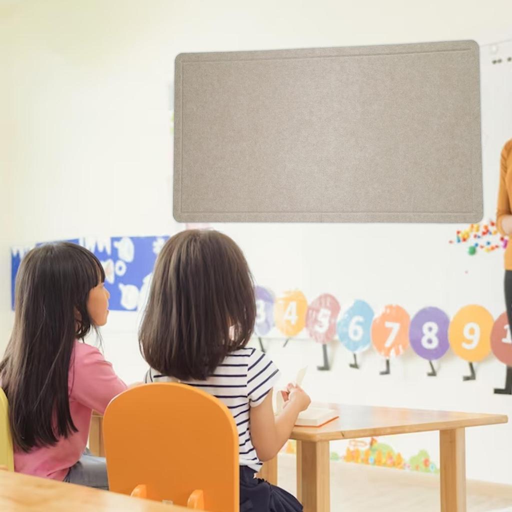 Bulletin Board Portable Display Photos Notes Cards Felt Board Office Wall Memo Board for Dorm Bedroom Home Apartment Dining Room