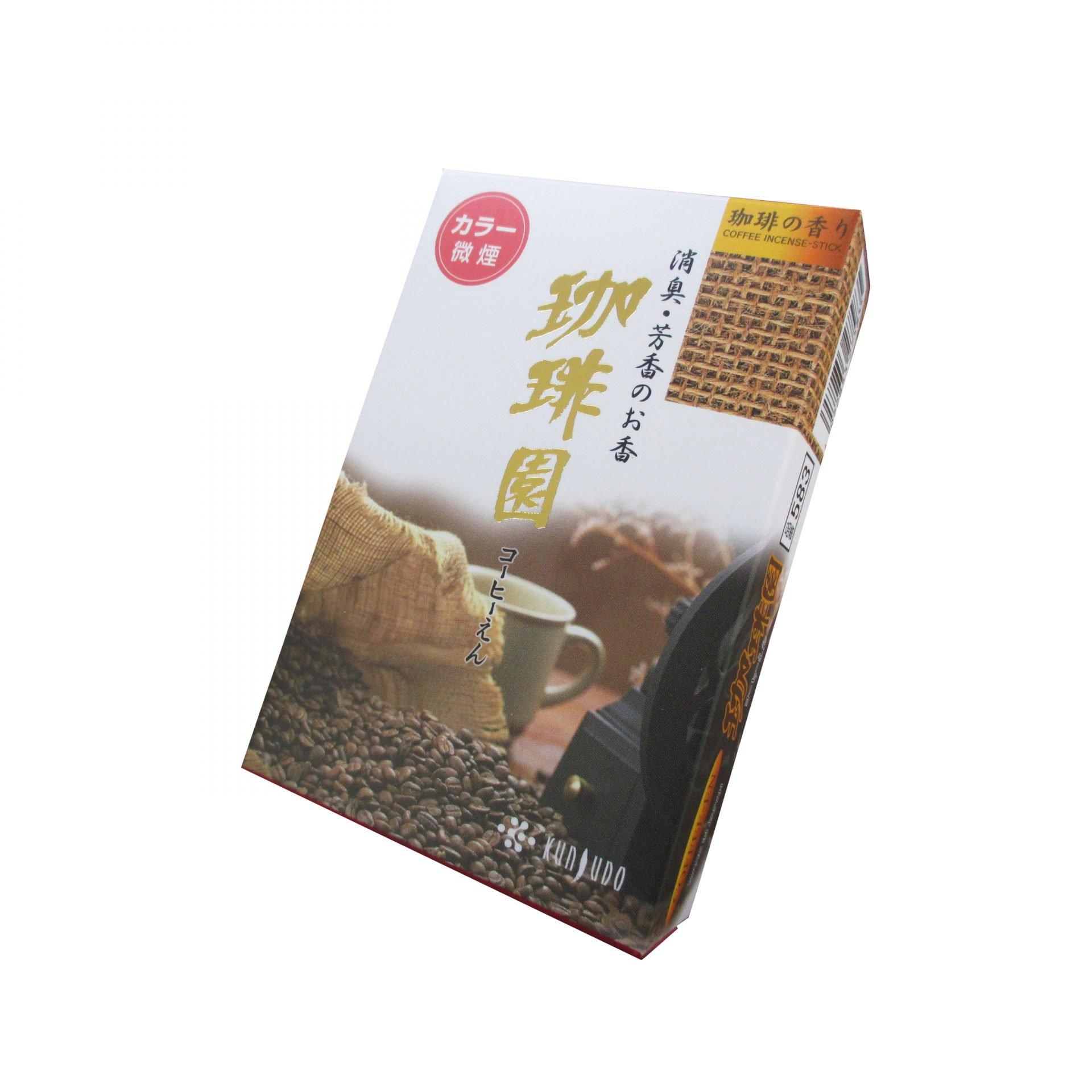 Hana Kaori Series Kunjudo Incense Coffee Low Mini Size Sticks, Garden, Smoke, #583 кофейный