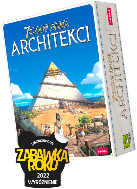 Architects of the 7 Wonders of the World. Board Game. Rebel