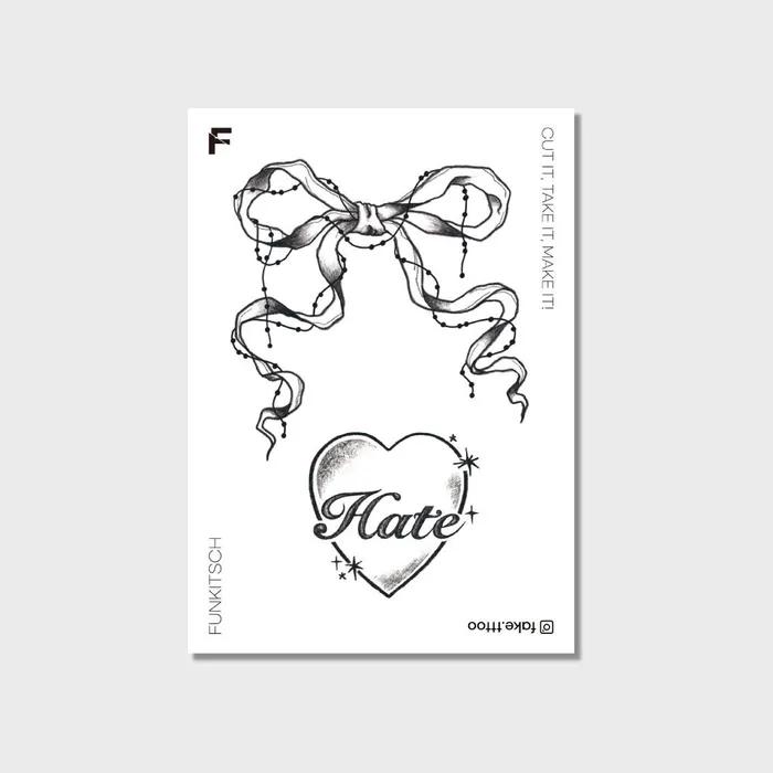 

Надпись тату-наклейка