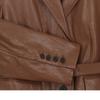  She S miSS  Belted Two Button Leather Jacket Swwjko32060 Br