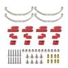 Metal Steel Leaf Spring Suspension Kit for WPL B1 B14 B-14 B16 B24 B-24 C14 C-14 C24 C-24 B16 6x6 4x4 1/16 Military Truck Parts