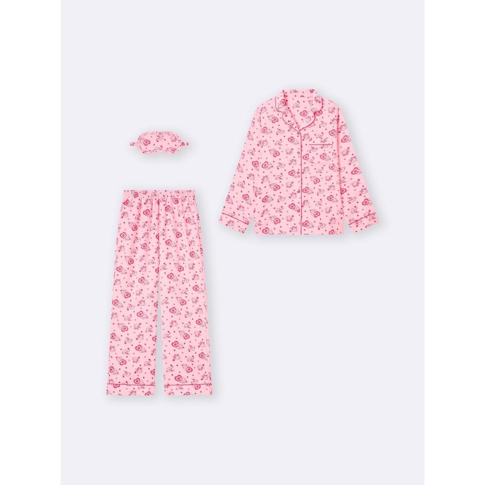 Gu By Uniqlo Satin Pajama  Long Sleeve   Long Pants  The Powerpuff Girls