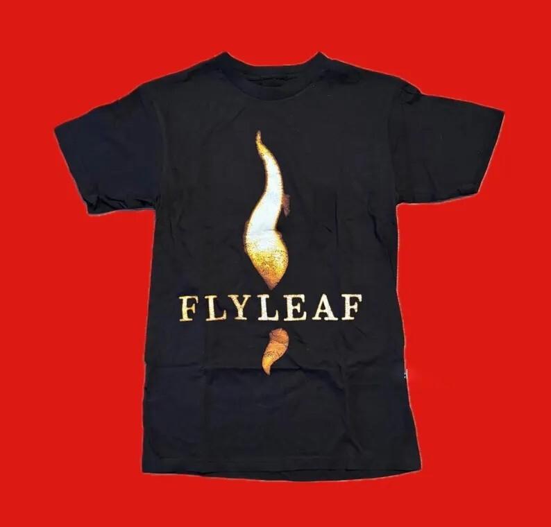 Vtg Flyleaf Flame Alt Rock Band Muziek T-shirt S5xl Lt313