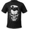 Bands and Bones The Psychobilly Skull 3 Rockabilly Men's T-Shirt