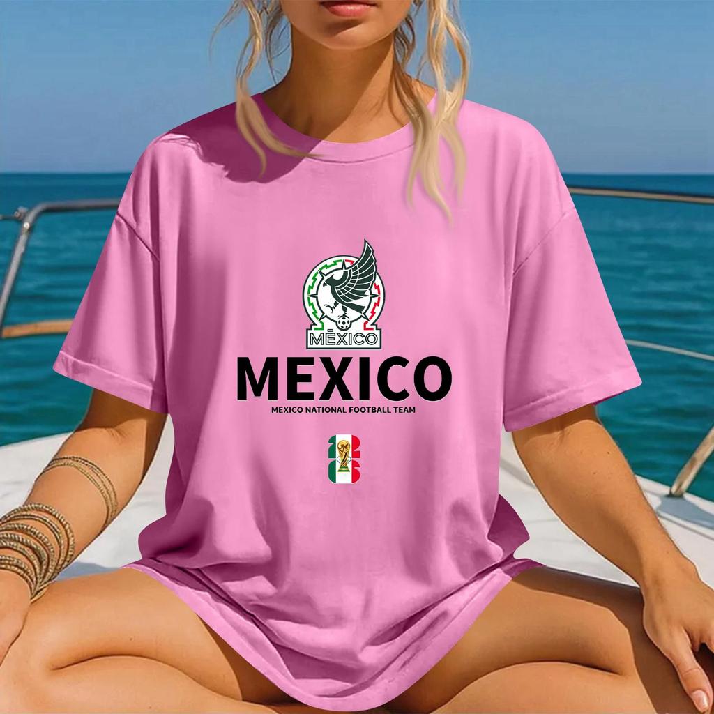 Men's Fashion Casual Printed T-shirt Crewneck Pullover Short Sleeve Top
