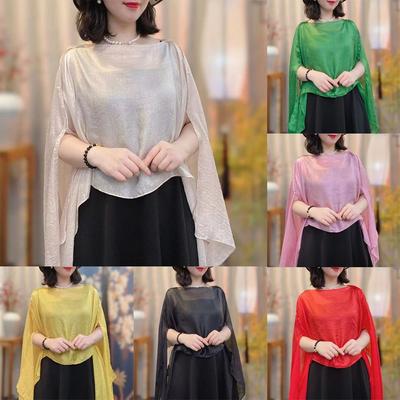 Einfarbiger Damen Schal Chiffon Cardigan Schal Neue Mode Modischer Schal Damen Mädchen