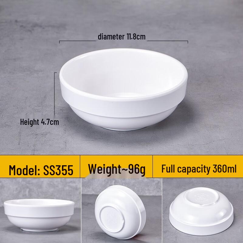 JINMEILI Commercial Melamine Rice Bowls