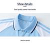 Light Blue Short-Sleeve School Uniform Set for Middle/Junior/High School Students