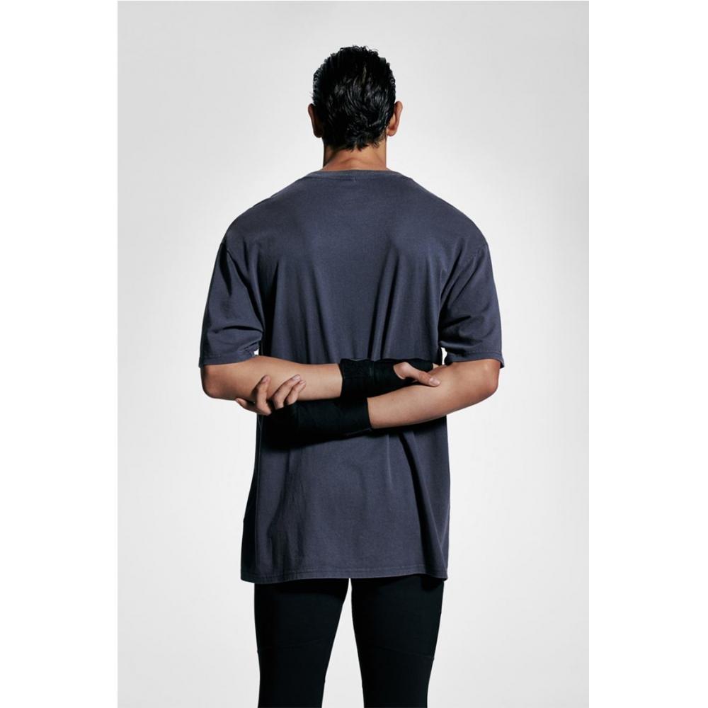 H M Sports Top Loose Fit dryMove Dark Blue