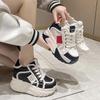 Fashion Womens Sneakers Shoes 2025 Fashion Woman-shoes Platform Designer Roses Casual Thick Sole New Autumn Leisure Increased Internal