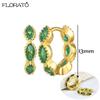 925 Silver Needle 11/13mm Small Hoop Earrings for Women Circle Piercing Huggie Earrings Multicolor Zircon Earrings Party Jewelry
