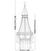Waterproof Hanging Solar Lantern Crystal Acrylic Crystal Acrylic Lantern  Gifts for Women