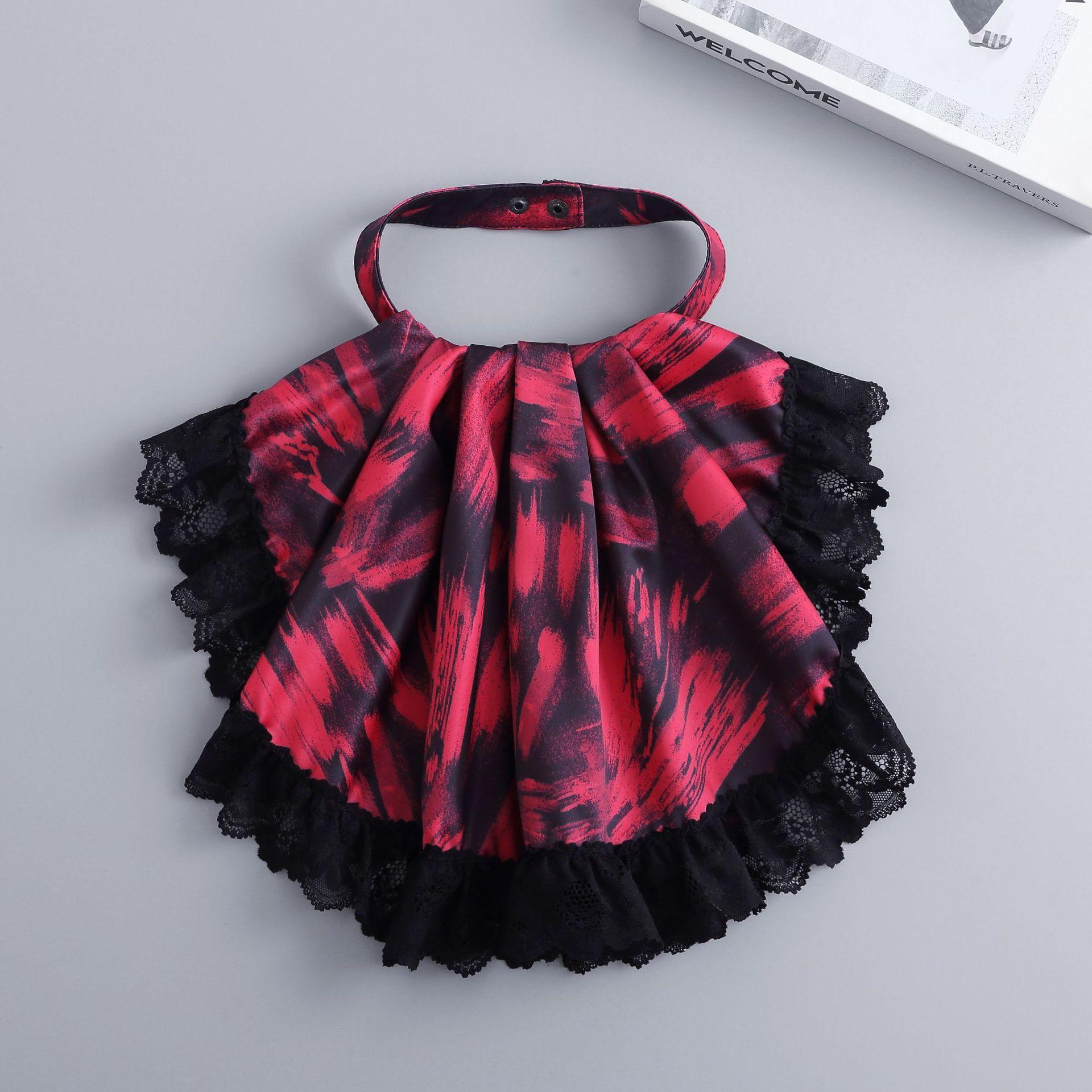 

Модная рубашка с рюшами, съемный воротник-шарф для женской и мужской официальной одежды, съемный фальшивый воротник-ожерелье, муфта