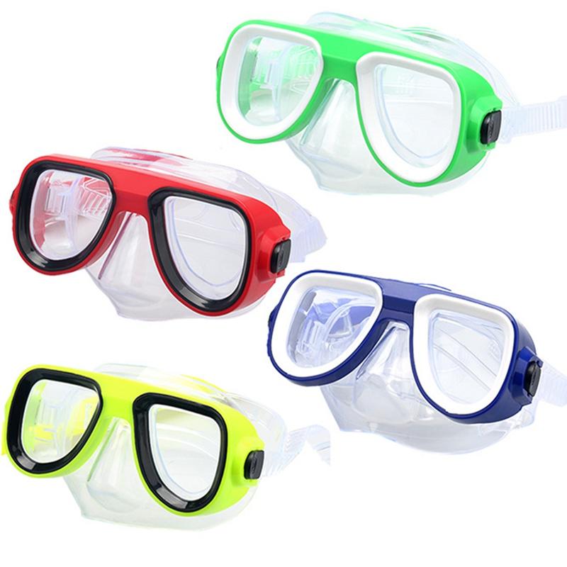 Lunettes de Plongée pour Enfants Masque Tube Respiratoire Antichoc Anti-buée Lunettes de Natation Bande Snorkeling Accessoires Sous-marins Ensemble