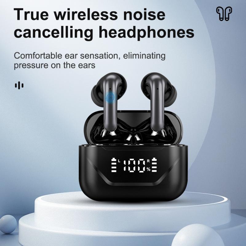 Global In-Ear Bluetooth Headset with Dual-Mic ANC, 144-Language Instant Translation