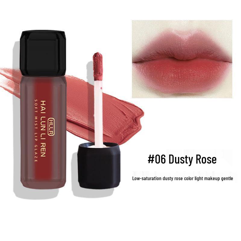 Helen Liren Air Soft Mist Lip Glaze: Long-lasting Velvet Matte Lip Gloss.