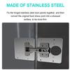 Hinge Repair Set Stainless Door Hinge Plate Screws Kit