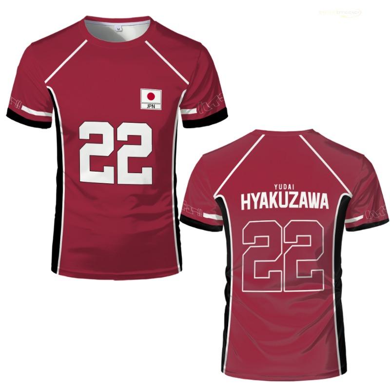 

Haikyuu Nekoma Red Cartoon Anime Cosplay Мужская футболка Летняя детская унисекс футболка с коротким рукавом Топы Быстросохнущая модная женская футболка 110