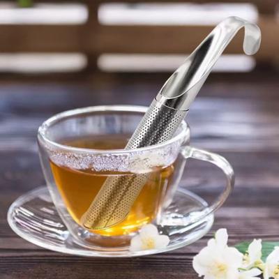 Sitko zaparzacz do herbaty ze stali nierdzewnej, woreczki, filtr do herbaty liściastej z uchwytem z haczykiem do zawieszania, wielofunkcyjny zaparzacz do herbaty i przypraw