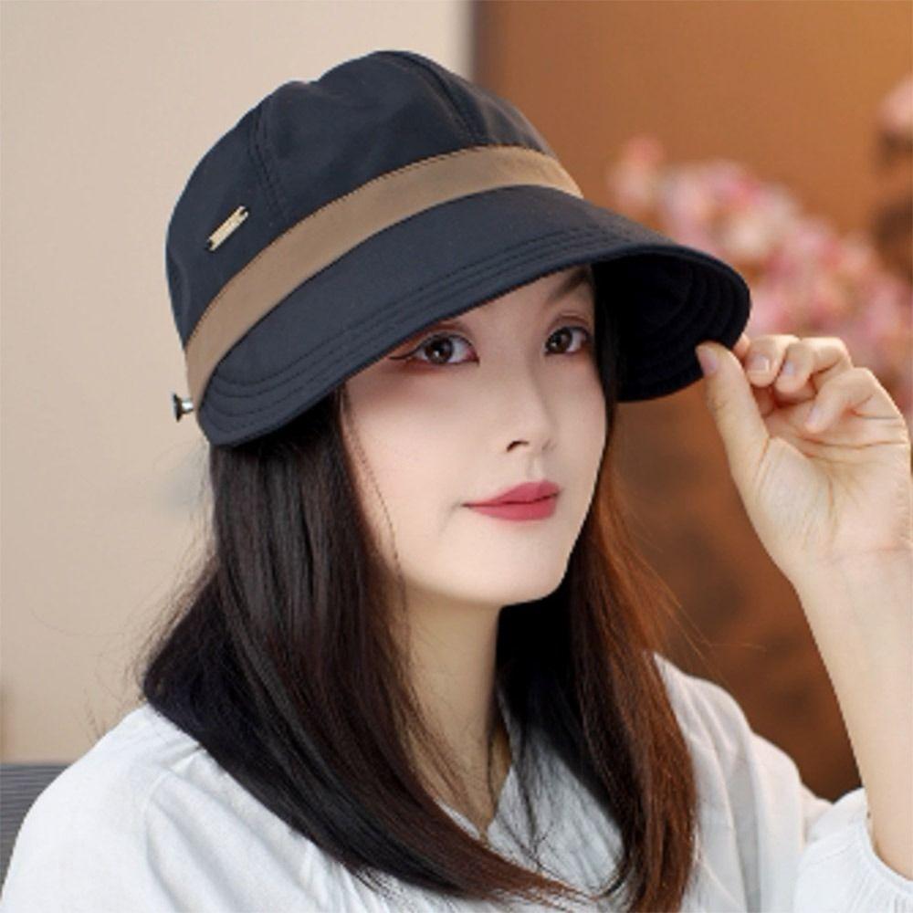 Color Matching Peaked Cap Wide Eaves Sun Hats Gifts Sunshade Fisherman Hat
