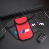 Sticker Accessory Car Key Case Signal Blocker Bag RFID Shielding Pocket For BMW E46 M E36 E34 F10 E90 F30 E60 E53 E30 E92 E87 EB1