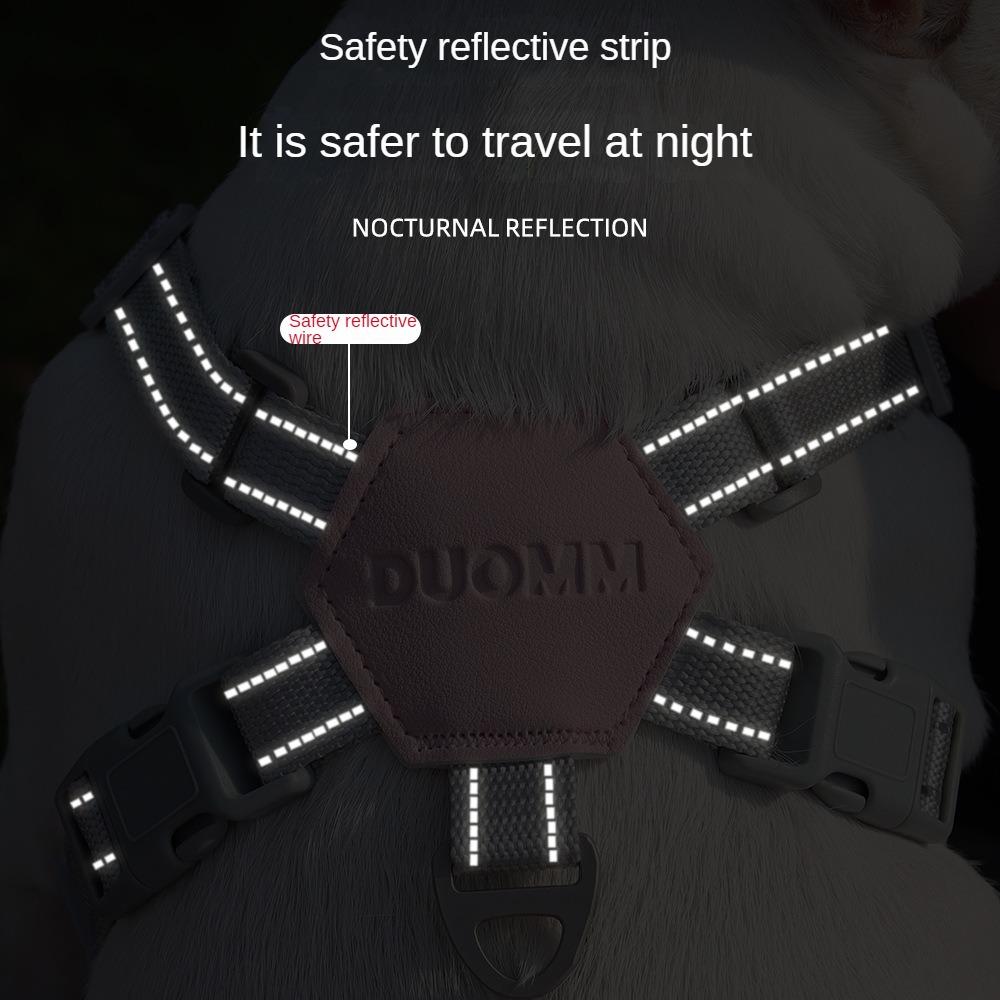 Dog Leash Puppy Undershirt Type Breathable Chest Strap Reflective Chest Back Dog Chain Dog Leash Pet Leash