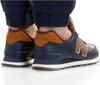 Кроссовки New Balance 574 natural indigo/saddle brown (ML574OMC)