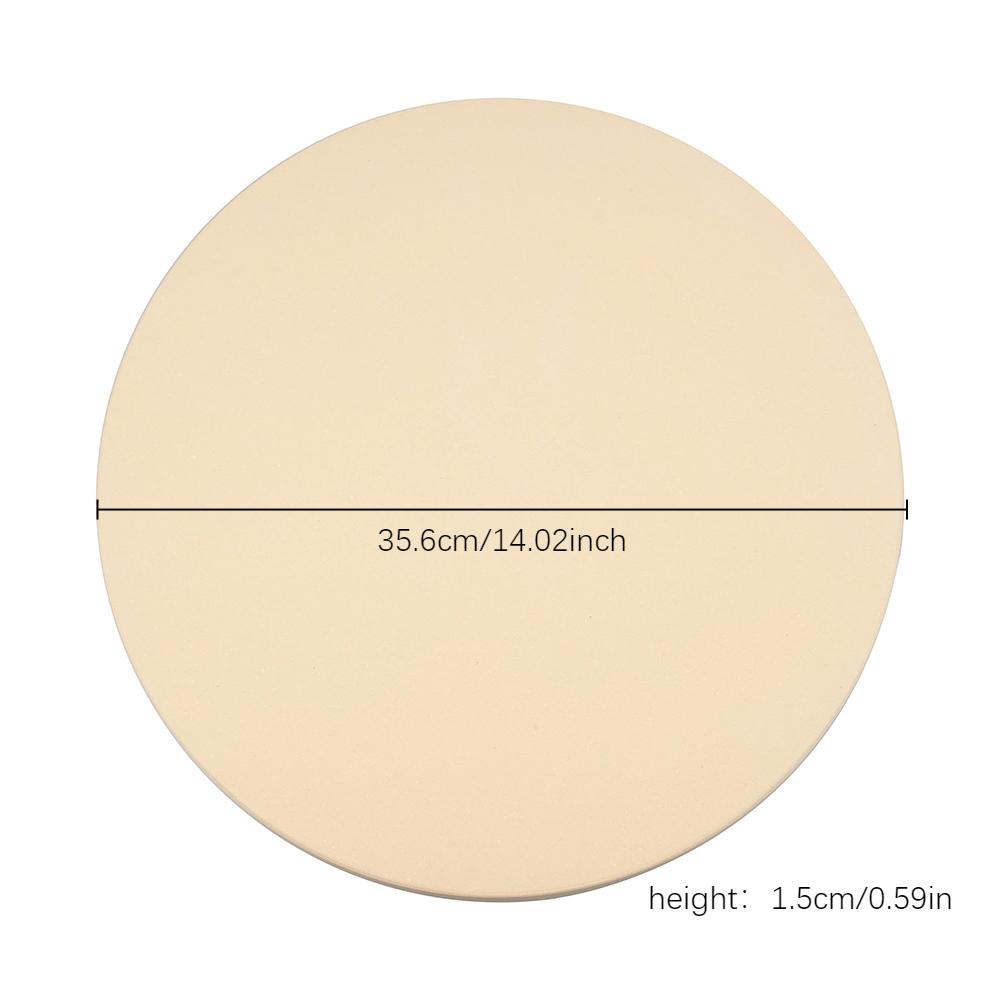 

1 шт. круглый/квадратный противень для пиццы из кордиерита, прочный, для духовки и гриля, устойчивый к термическому удару, для выпечки хлеба