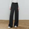 Women's Wool Blend Relaxed Wide-Leg Trousers