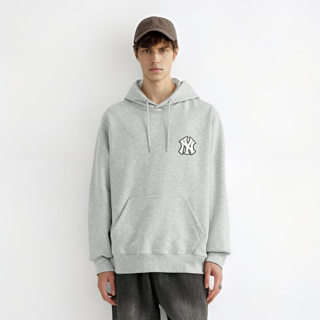 New MLB New York Yankees Sweatshirts Unisex Light Gray 3AHDB0214-50MGS