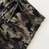 Pantaloncini Corti Caldi da Donna American Spicy Girl Camouflage Coulisse Vita Elastica Gamba Larga Linea A