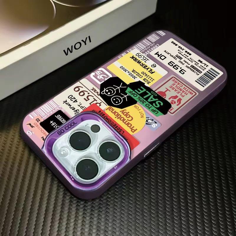 Apple 15 Pro Max/16 Pro/14/17 Air European & American Trendy Phone Case Tags