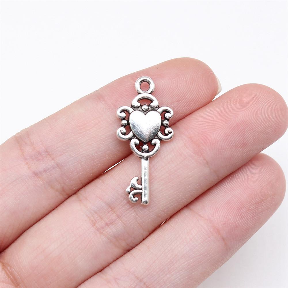 Key And Lock Charms Pendant Child Jewellery Massive Funny Art Supplies