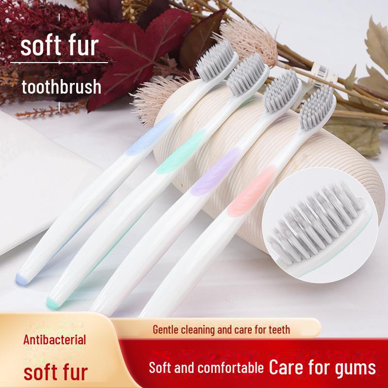 Shu Chen Creative Soft Bristle Toothbrush Set - Gentle Pair for Home Use