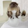 Siamese Little Sweetheart Women's Short Curly Wig - Lazy Fashion Full Head Cover